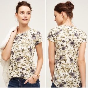 Anthropologie Postmark Floral Days Tee, S